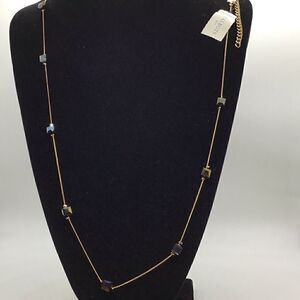 NWT Talbot’s Gold Tone Beaded Necklace